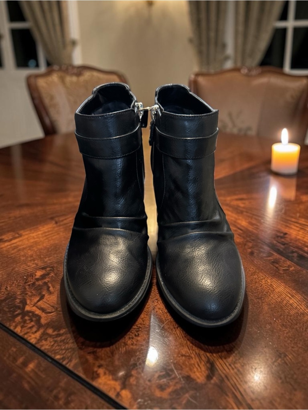 Dr Scholl's Black Boots SZ 9M